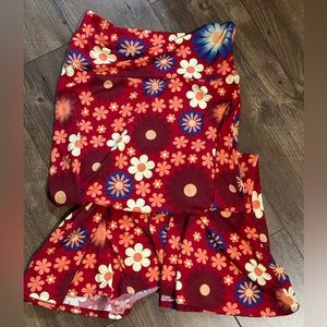 LuLaRoe L Floral Maxi Skirt